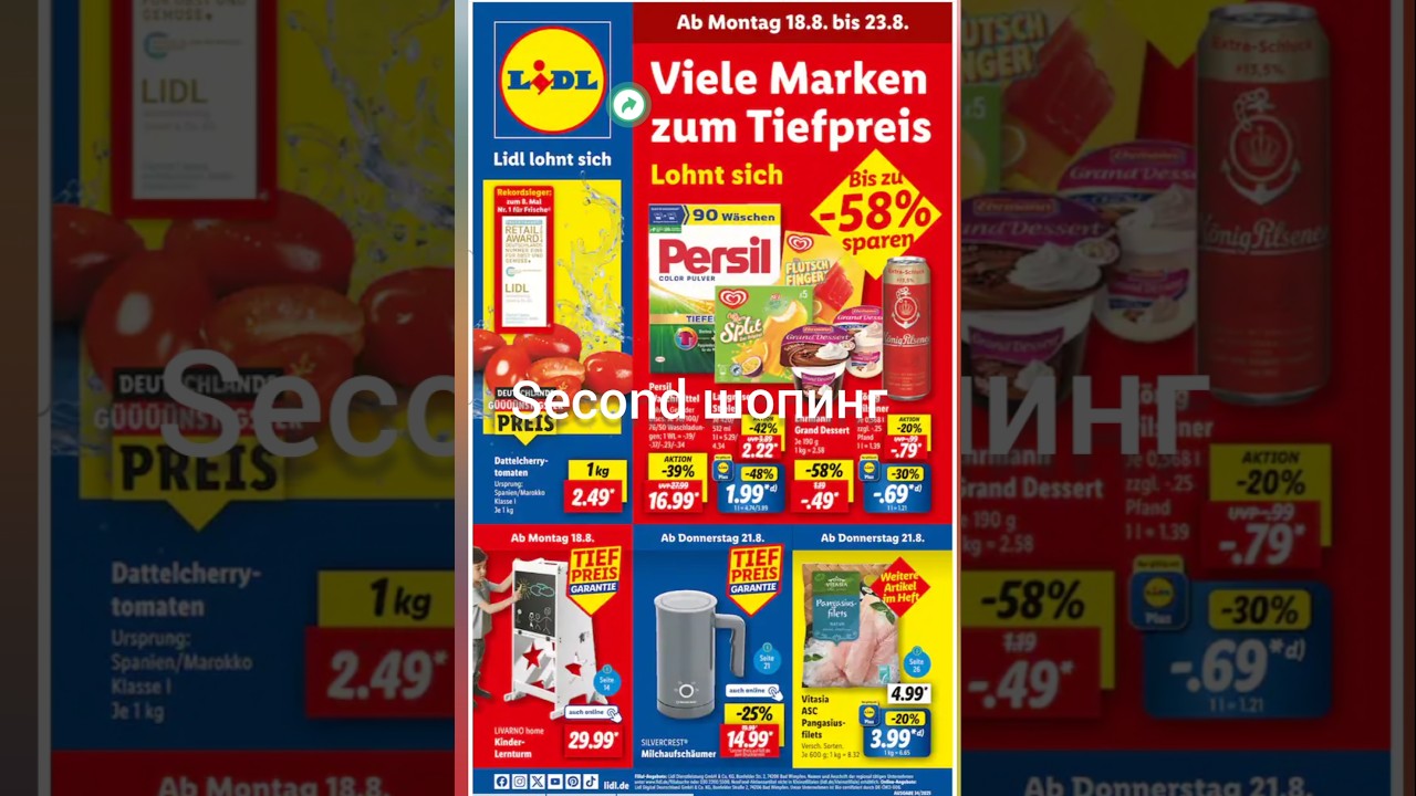 LIDL prospekt werbung action lidl prospekt angebote 