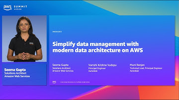 AWS Summit ASEAN 2023 | Simplify data management with modern data architecture on AWS (INSO203)
