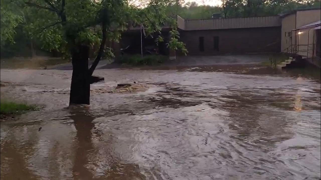 Rolla Missouri flash flood after intense storms and tornadoes blow