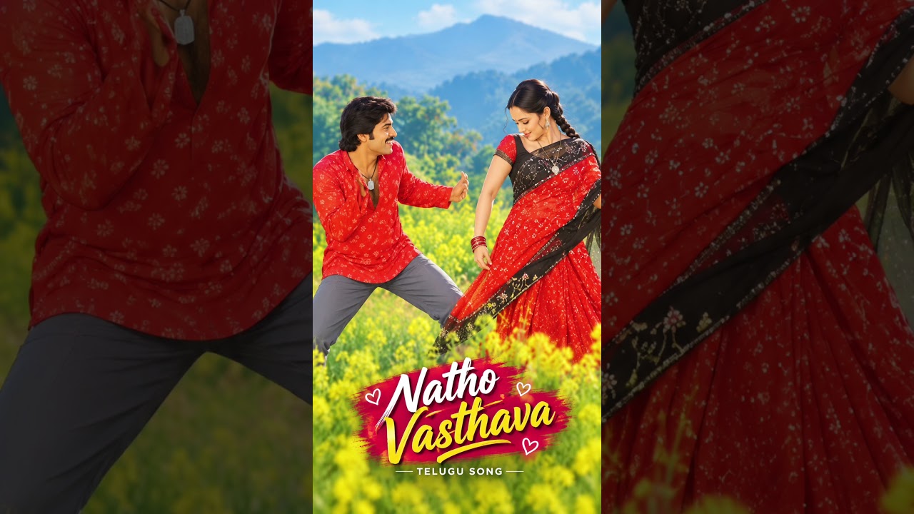 Natho Vasthava ❤️ | Mass Telugu Movie Love Song #explore #trending