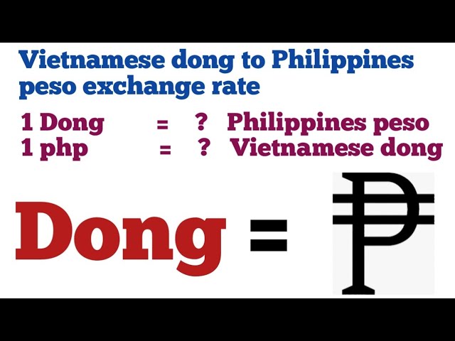 Vietnamese dong to philippines peso exchange rate today | Vietnamese dong  to philippines peso - YouTube