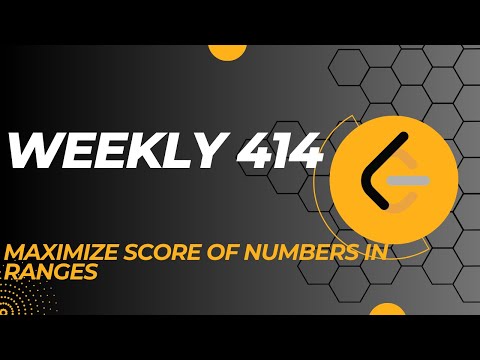 Leetcode weekly 414