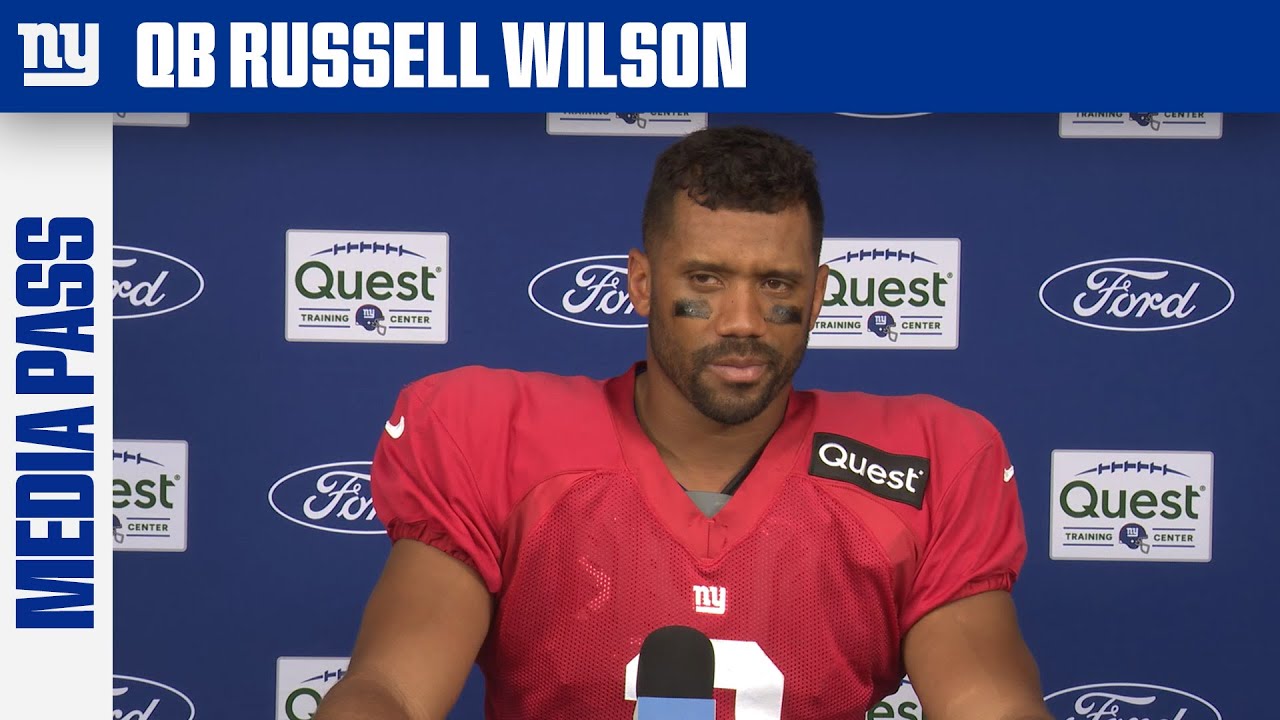 Russell Wilson: "To be a New York Giant is an honor" | New York Giants