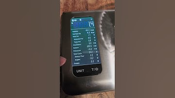 Track your macros and calories with this smart scale #macros #calories