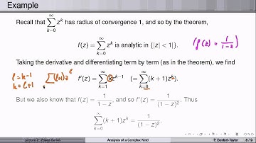Week6Lecture2: Power Series