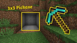 How to make 3x3 mining pickaxe