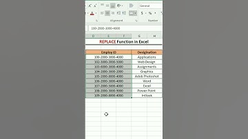REPLACE Function in Excel#exceltips#shorts#excel#exceltutorial#msexcel#micrsoftexcel
