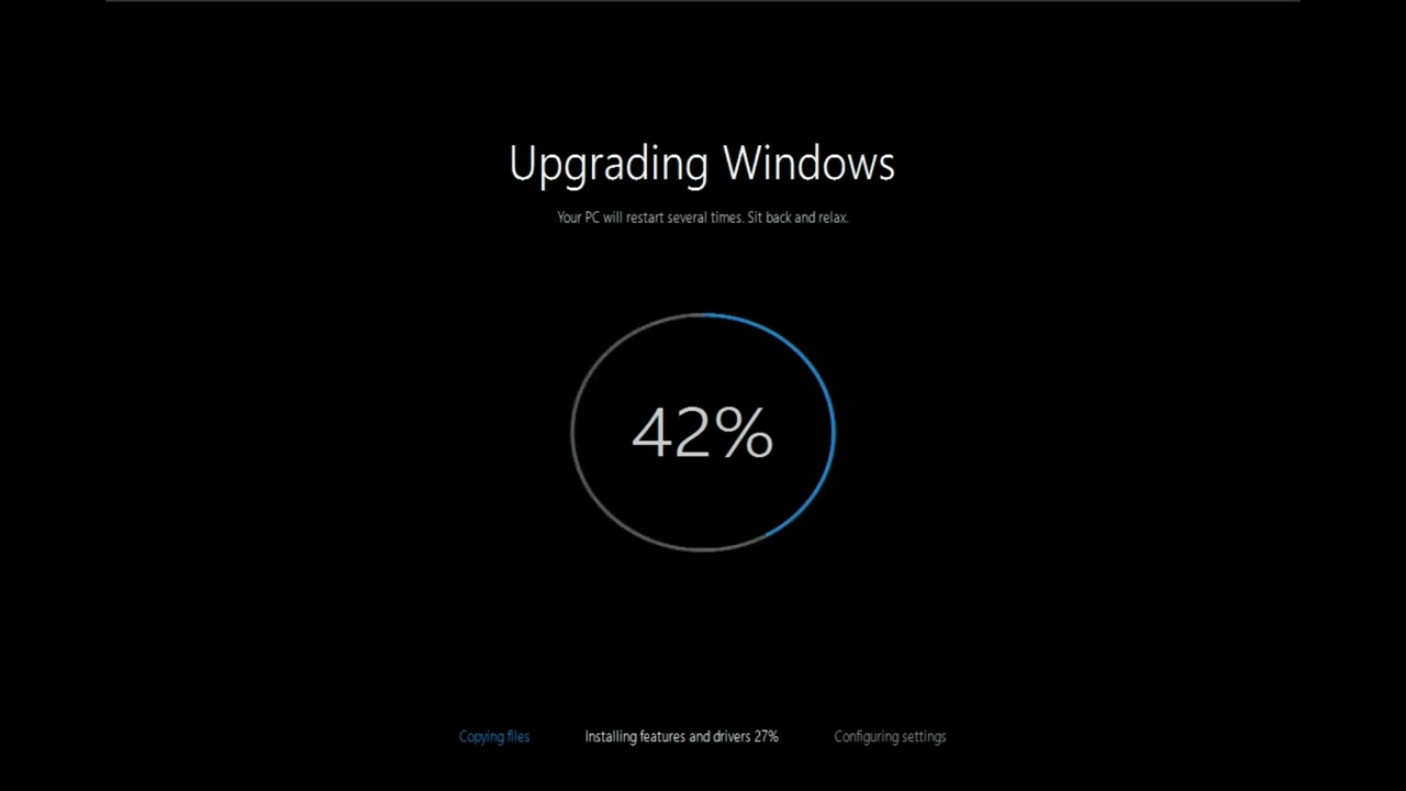 Installing Windows 10 build 10547