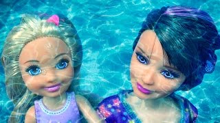 Barbie ve Kız Kardeşleri Bölüm 3 - Havuz Keyfi - Çizgi film tadında Barbie oyunları ve filmleri