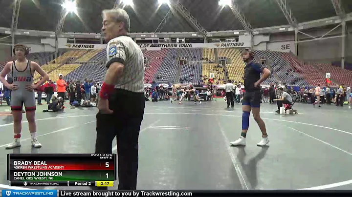 14U 130 Deyton Johnson Camel Kids Wrestling Vs Bra...