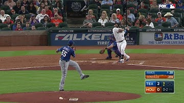 TEX@HOU: Gonzalez blasts a solo homer to left-center