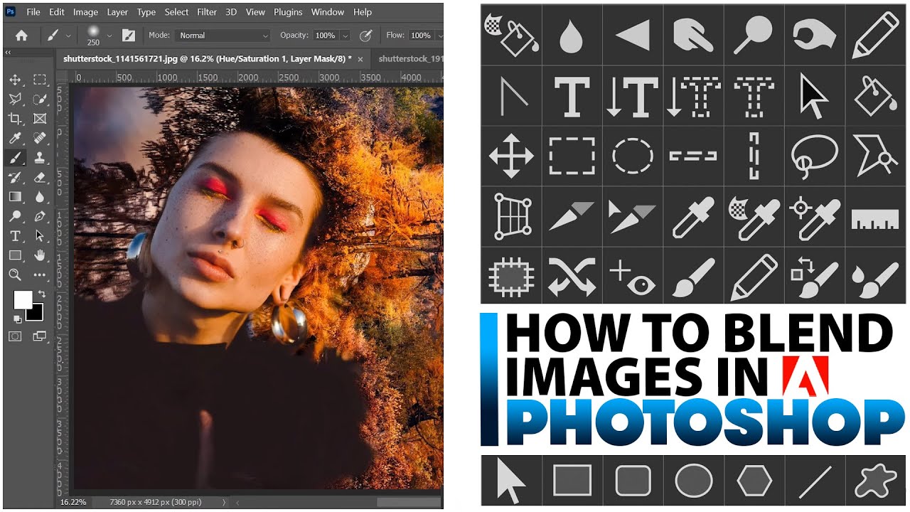 องค์ประกอบแบบเหนือจริง: วิธีเบลนด์รูปภาพใน Photoshop