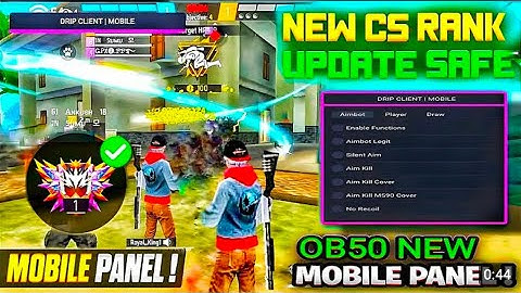 DRIP CLIENT M590KILL FREE | HG CHEAT FREE MOBILE PANEL FREE| NO BAN NO BLACKLIST| FF MAX OB50 