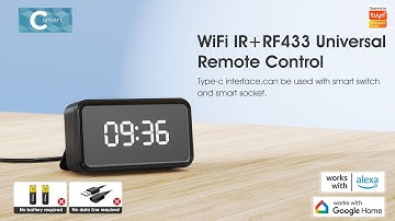 How to pair and use C smart WiFi IR + RF433 Universal Remote Control