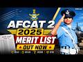 AFCAT 2 2025 Merit List Released – 744 Candidates Recommended