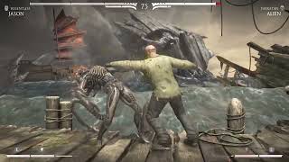 Mortal Kombat XL:RELENTLESS JASON VS TARKATAN ALIEN#gaming #videogame
