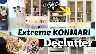 Extreme Kitchen Declutter Inspired By Marie Kondo KonMari Method - MissLizHeart