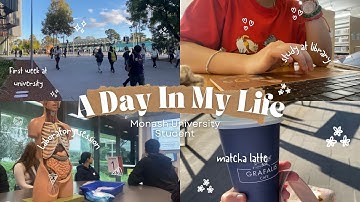 Một ngày đi học của sinh viên Monash ✧˖°🌷📎⋆ ˚｡⋆୨୧˚| đi phòng thí nghiệm, học bài thư viện, …