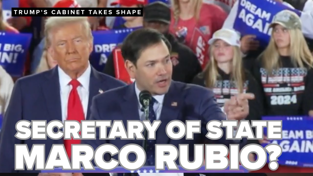 Trump leaning toward Marco Rubio as secretary of state pick - YouTube