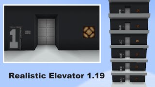 Minecraft Ultra Realistic Elevator 1.20