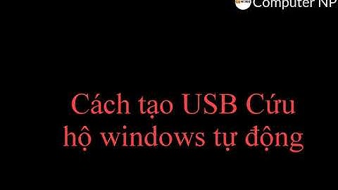 Hướng dẫn tạo usb boot cứu hộ máy tính tự động bằng phần mềm Hiren’s Boot 15.5