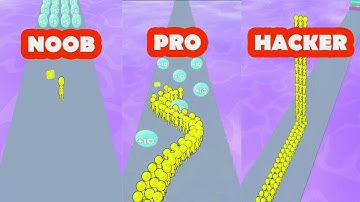 Noob vs Pro vs Hacker Pusher 3D | Games for IOS and Android