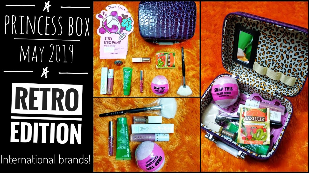 Princess Box May 2019 |Morphe |Stila|Victoria Secret |Jeffree Star|Peter Thomas Roth |Colourpop