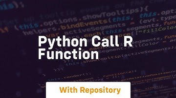 python call r function