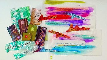 Ephemera - Journal Booklets, Words and Quotes - Part 3 of 5 with Barb Owen - HowToGetCreative.com