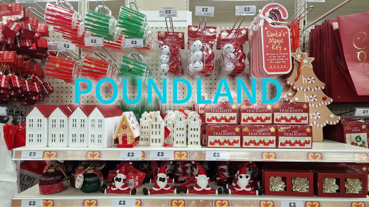 COME SHOP WITH ME AT POUNDLAND CHRISTMAS 🎄 