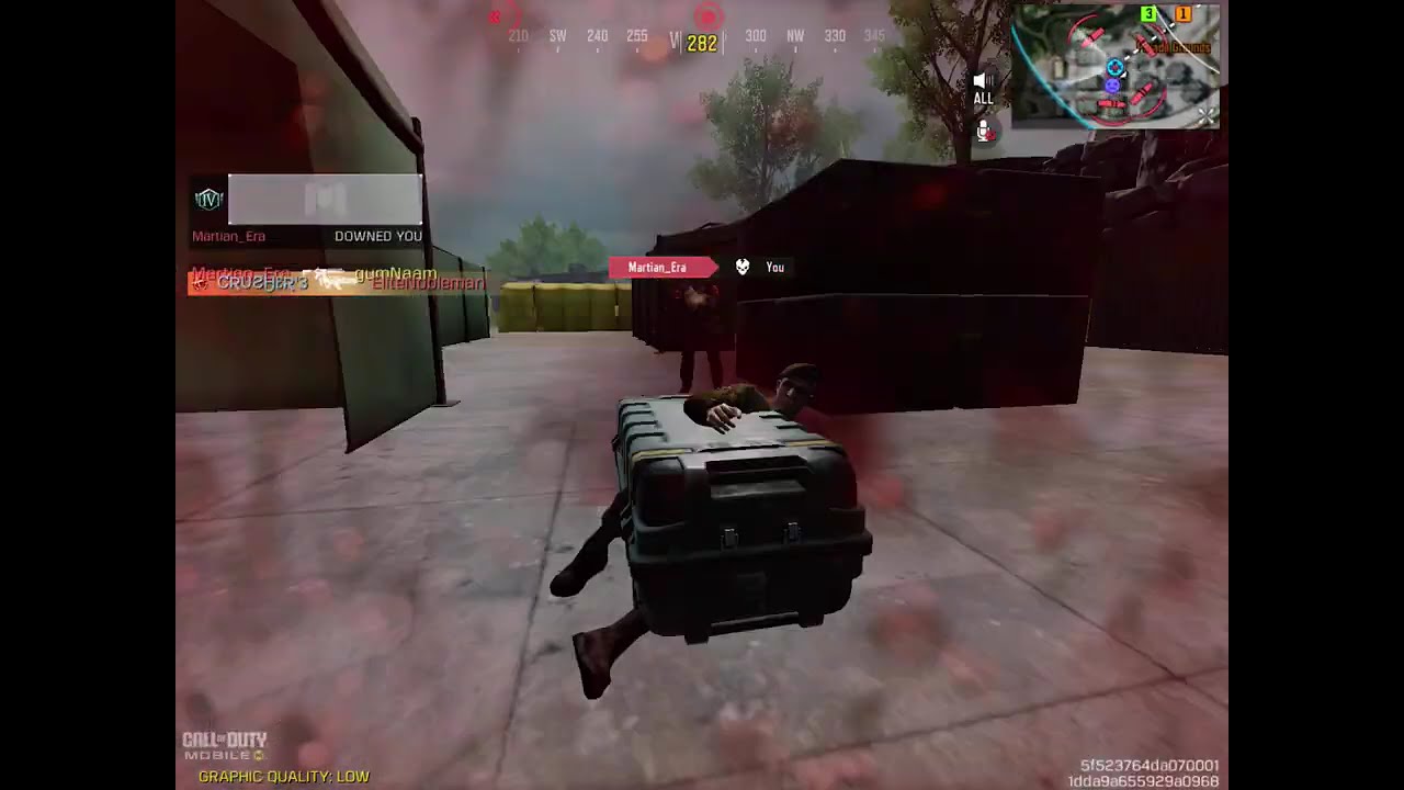 Enemy is frustrated with noob teammates