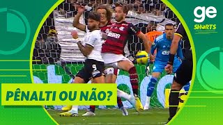 O que o VAR de Corinthians x Flamengo disse sobre a mão de Léo