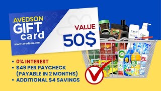 Unleash Savings with Avedson's 0% Interest Gift Card – Shop Smart, Pay Smarter!