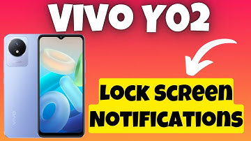 Vivo Y02 Lock Screen Notifications Settings || Hide Notification content