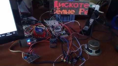 Часы и WIFI радио на ESP32