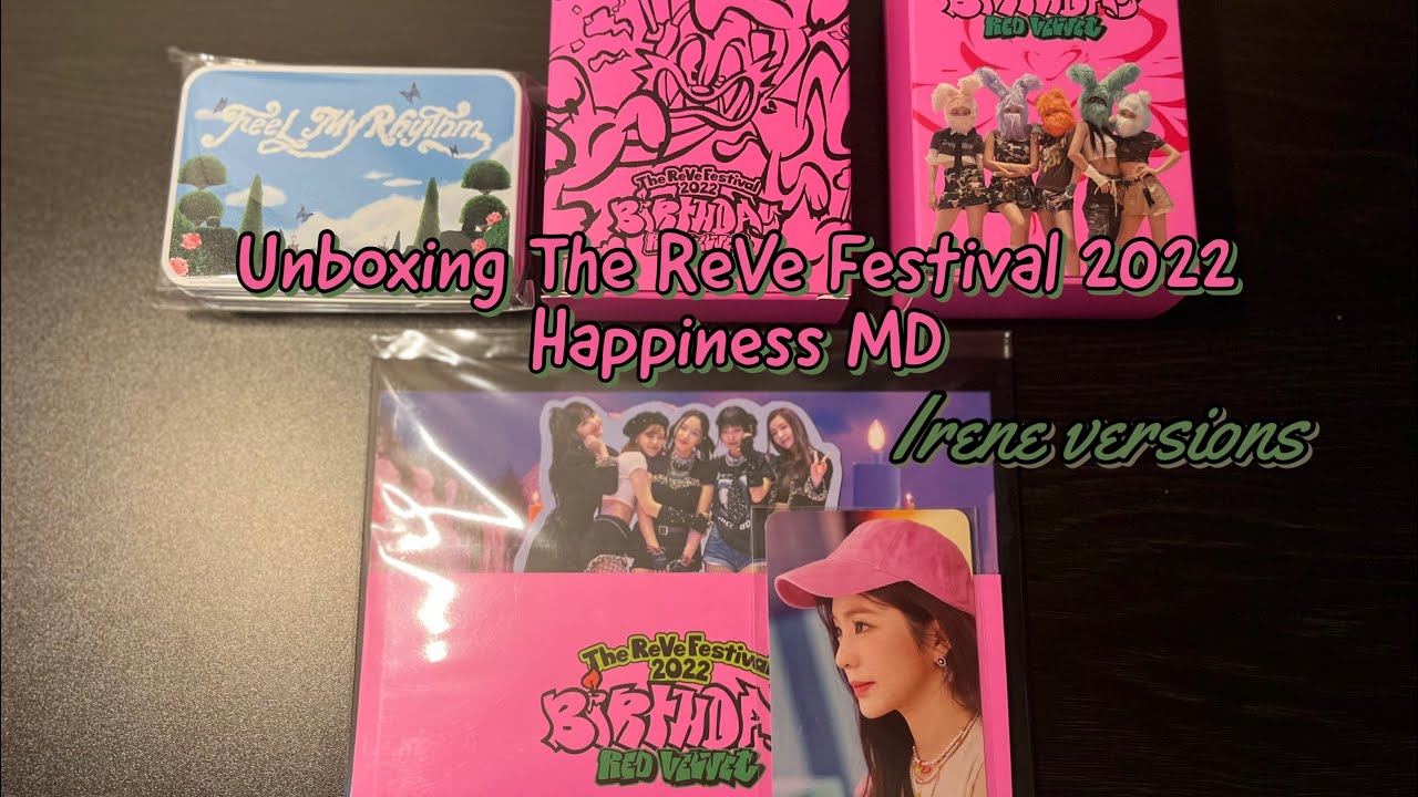 [Unboxing] Red Velvet ⟡ The ReVe Festival 2022 Happiness MD ♡ Irene ver