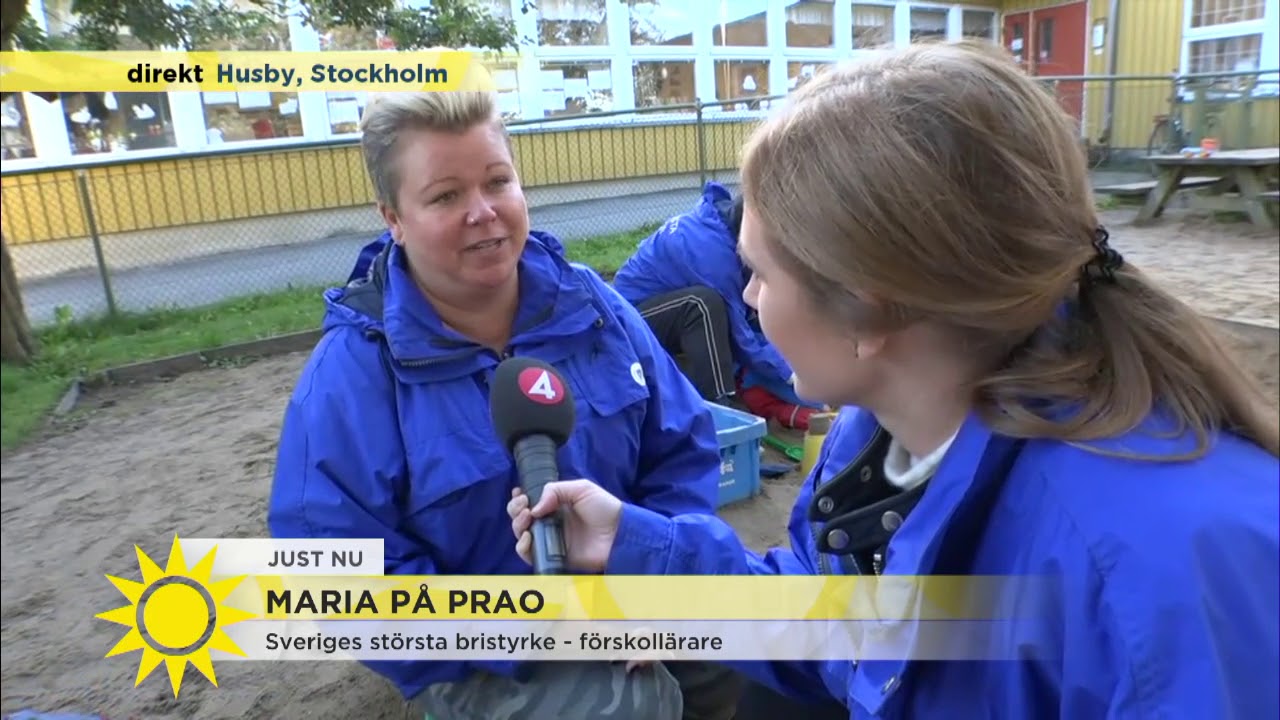 Prao på förskola: "Man får så mycket kärlek" - Nyhetsmorgon (TV4)