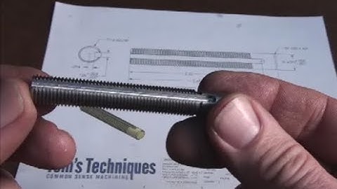 Carriage Stop Spindle Part Two, Milling the Groove