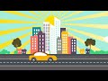 Motion Graphics Showreel - Car in the city