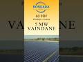 Milestone Achieved: 5 MW Vaindane Solar Power Project Completed in Maharashtra | Bondada Group