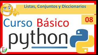 🐍 Python LISTAS - DICCIONARIOS python 🚀 - SETS python  🔺 - CONJUNTOS - Tutorial Python #08