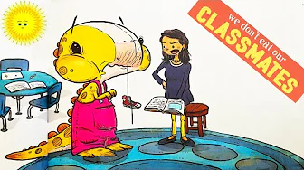 We Don't Eat Our Classmates by Ryan T. Higgins - Children's Book Read Aloud