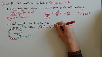 Inductors example calculations