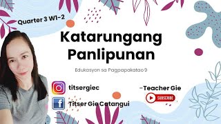 Grade 9 | Katarungang Panlipunan | EsP Q3 Wk1-2