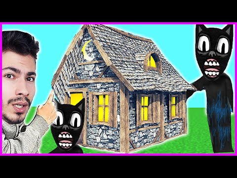 CARTOON CAT VE LANETLİ KÖY! 😱 - Minecraft ZENGİN FAKİR HAYATI YİĞİT SARI