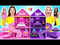 素晴らしいドールハウスを作ります バービー vs ブラッツチャレンジ | タノシイ デコレーション アイデア Candy DO