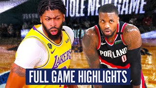 TRAIL BLAZERS vs LAKERS  GAME 2 - FULL GAME HIGHLIGHTS | 2019-20 NBA PLAYOFFS