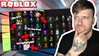 Brutally Ranking ALL PIGGY SKINS... (Roblox)