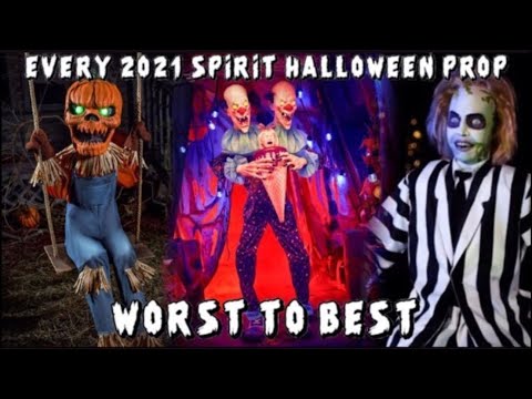 Ranking EVERY Spirit Halloween 2021 Animatronic Worst To Best