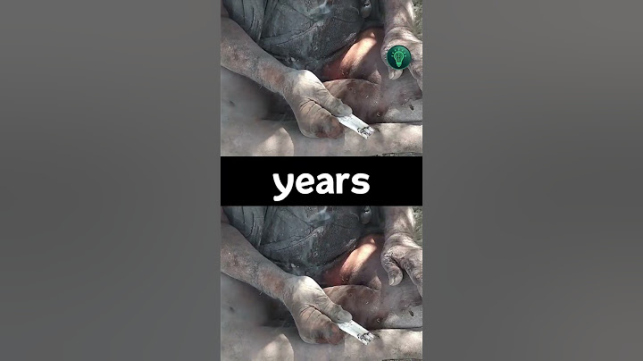 The Dirtiest Man Dies After Taking His First Shower